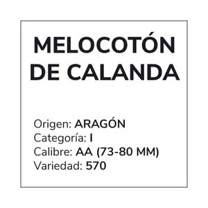 Segona imatge del producte Bresquilla D.O. Calanda Safata