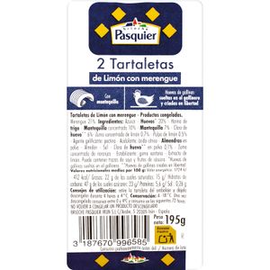 Tartaleta de Limon y Merengue 2 Unidades