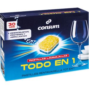 Pastillas Lavavajillas Todo en 1 CONSUM
