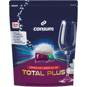 Cápsulas Lavavajillas Total Plus CONSUM