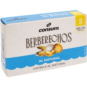 Berberechos al Natural 65/75 Piezas