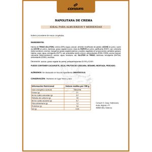 Napolitana de Crema 28%