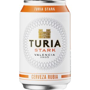 TURIA STARK Cerveza Rubia Lata