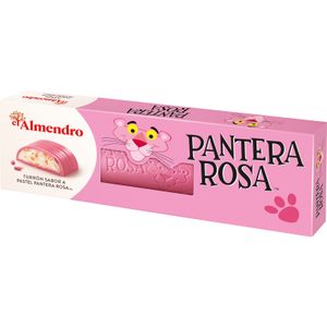 Imagen del producto Turrón sabor Pantera Rosa de la marca EL ALMENDRO
