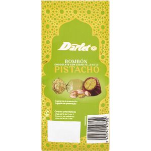 Segona imatge del producte Bombó Xocolate Llet Farcit Pistatxo Cruixent de la marca DARLET