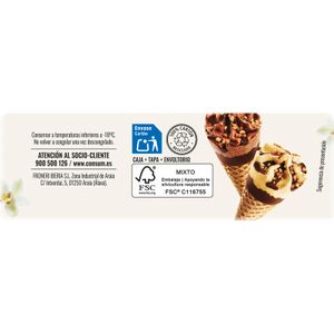 Mini Cono 4 Vain 4 Choco 4 Vainilla 4 Chocolate