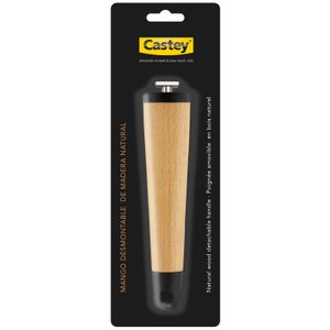 Mango Corto Madera para Sarten 18 cm