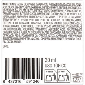 Segona imatge del producte Sèrum Antiarrugues Vitamina C FPS 50 de la marca VISEGER PHAR