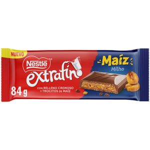 Chocolate con Leche Relleno de Trocitos Maiz