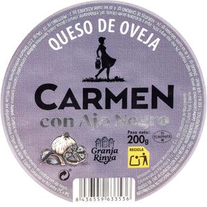Queso Oveja Curado con Ajo Negro