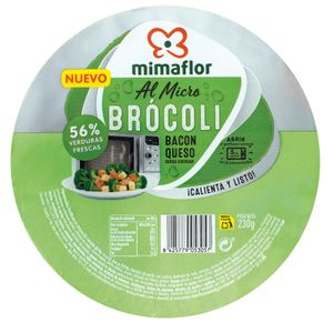 Barqueta Micro Brocoli, Bacon y Queso