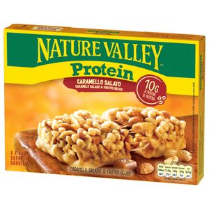 NATUR.VALLEY Barritas Protein Caramelo Salado, 4 Unidades