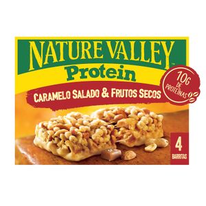 Barritas Protein Caramelo Salado, 4 Unidades