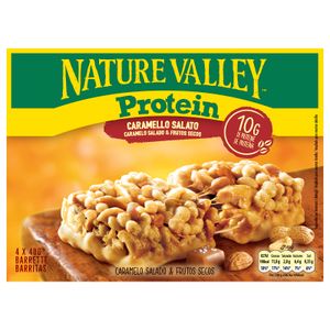 Barritas Protein Caramelo Salado, 4 Unidades