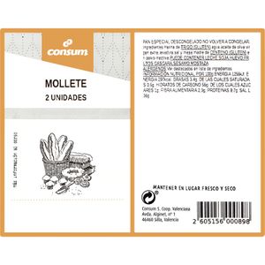 Pan Mollete 2 Unidades