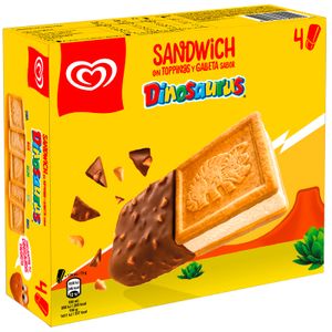 Sandwich Dinosaurus Pack de 4