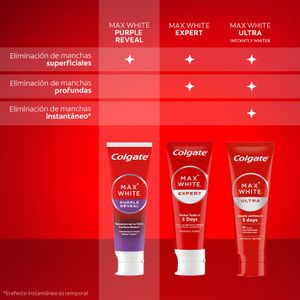 Quinta imatge del producte Dentífric Blanquejador Max White Purple de la marca COLGATE