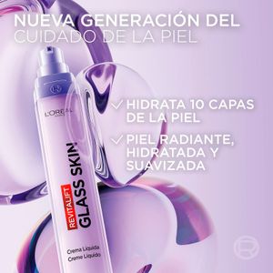 Quarta imatge del producte Crema Líquida Revitalift Glass Skin de la marca L'OREAL