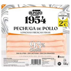 Pechuga de Pollo Lonchas Finas 93%carne ELPOZO