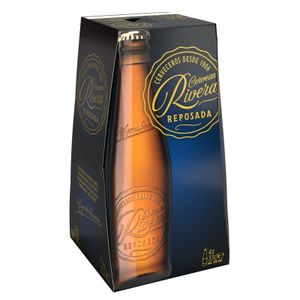 RIVERA Cerveza Reposada Pack de 4 Botellas