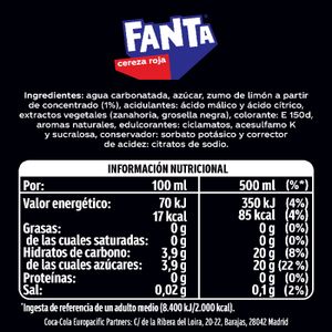 Refresco Cereza Roja Lata