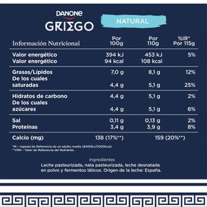 Yogur Griego Natural