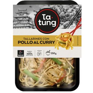 Tallarines Pollo Curry