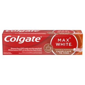 Segona imatge del producte Dentífric Max White Taques de Cafè, Te Vi de la marca COLGATE