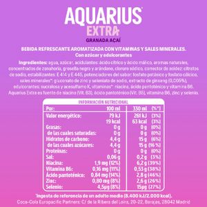 Bebida Isotónico Extra Granada Açai Lata