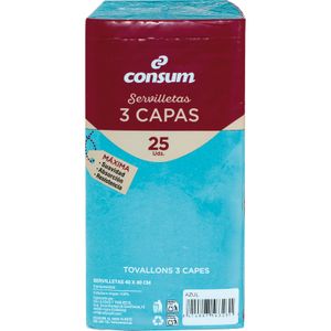 Servilletas 3 capas Turquesa