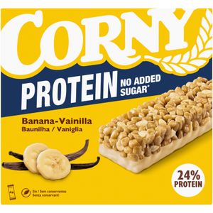 CORNY Barrita Cereales Protein Banana-Vainilla 4 Unidad