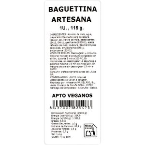 Baguettina Artesana Sin Gluten