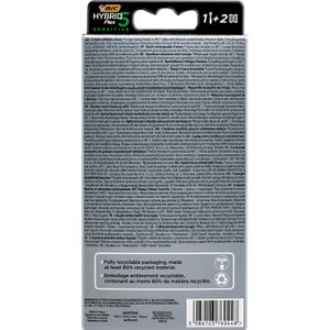 Segona imatge del producte Maquineta d'Afaitar Hibrid5 Sensitive de la marca BIC