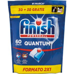 Pastillas Lavavajillas Quantum 30+30 FINISH