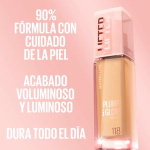 Quinta imatge del producte Base Maquillatge 118 Lifter Plump&Glow de la marca MAYBELLINE