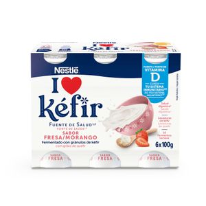 Imagen de Kéfir Sabor Fresa Pack de 6 Unidades