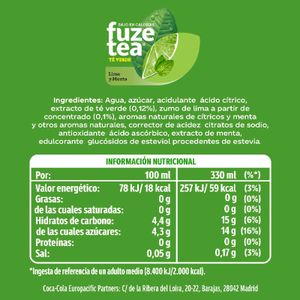 Bebida Te Lima Menta Lata