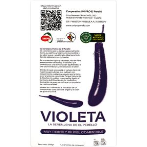 Berenjena Violeta El Perelló