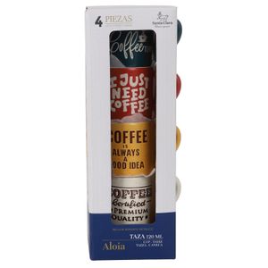 S4 Mugs 120ml+Soporte Aloia