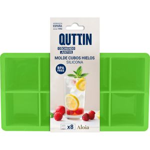 Molde 8 Cubos de hielo Silicona,Aloia