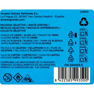 Quarta imatge del producte AIgua Colònia Bleue Concentrada de la marca ALVAREZ GOME