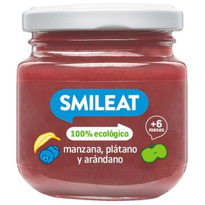 Tarrito Eco, Manzana Plátano y Arándano SMILEAT