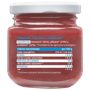 Tarrito Eco, Manzana Plátano y Arándano