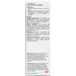 Segona imatge del producte Sèrum Crema Antitaca i Antiedat de la marca BELLA AURORA