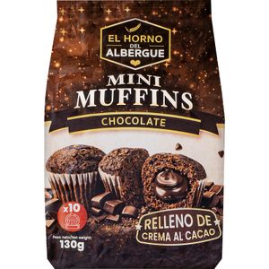 Mini Muffins Chocolate Relleno Cacao 10 Ud. HORNO ALBERG