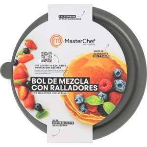 Bol Acero 1,5L 3 placas 3 ralladores