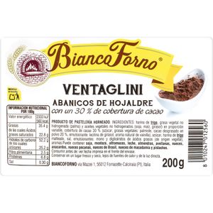 Palmeritas con Cobertura al Cacao