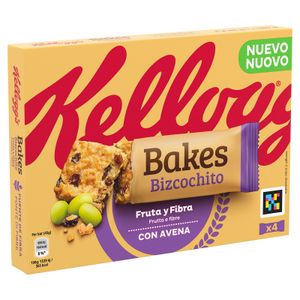 KELLOGG`S Bizcochito Fruta y Fibra con Avena