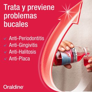 Quinta imatge del producte Col·lutori Antisèptic Roig de la marca ORALDINE