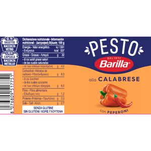 Segona imatge del producte Pesto Calabrese de la marca BARILLA
